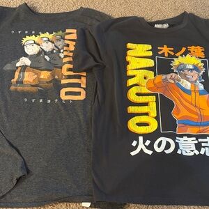 Naruto Kids Graphic T-Shirts - Black